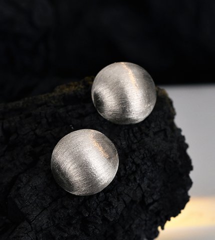 Silver earrings ESFERA