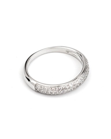 Silver ring Lusso