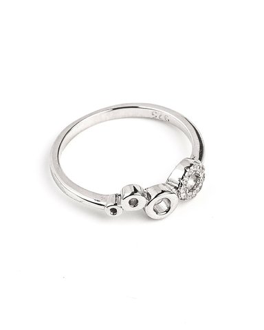 Silver ring ROSA