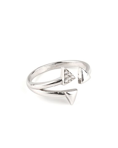 Silver ring TRES